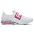 Фото #1 товара Puma Axelion Slip On Training Womens Pink, Silver, White Sneakers Athletic Shoe