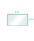 Фото #5 товара Frameless LED Bathroom Vanity Mirror with Smart Light