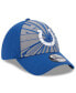 Фото #5 товара Men's Gray, Royal Indianapolis Colts Shattered 39THIRTY Flex Hat