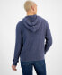 ფოტო #2 პროდუქტის Men's Ribbed Hooded Sweater, Created for Macy's