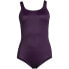 Фото #6 товара Women's Long Chlorine Resistant Soft Cup Tugless Sporty One Piece Swimsuit