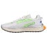 Puma Wild Rider Tecno Lace Up Mens Green, White Sneakers Casual Shoes 38159603