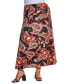 Фото #4 товара Plus Size Paisley Maxi Skirt