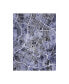 Фото #1 товара Michael Tompsett Austin Texas City Map Blue Canvas Art - 20" x 25"