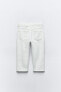 Trf mid-rise capri jeans