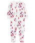 Фото #11 товара Baby 1-Piece Floral Fleece Footie Pajamas 24M