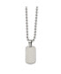 Фото #1 товара Brushed Reversible Dog Tag Ball Chain Necklace