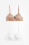 Фото #4 товара 2-pack Microfiber Soft-cup Bras