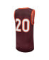 ფოტო #2 პროდუქტის Big Boys #20 Maroon Virginia Tech Hokies Team Replica Basketball Jersey