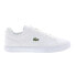 Фото #3 товара Lacoste Lerond Pro Bl 23 1 Cma Mens White Leather Lifestyle Sneakers Shoes