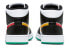 Фото #6 товара Кроссовки Nike Air Jordan 1 Mid Alternate Swooshes Red Yellow (W) (Белый, Красный, Черный)