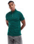 Tommy Hilfiger 1985 slim polo shirt in forest green Ornament-Grün, S - 45-48 - фото #3