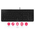 Cherry KC 1000 - Keyboard - AZERTY - Black