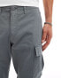 Jack & Jones ace loose cargo trouser in slate grey