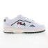 Фото #3 товара Fila Teratach 600 1BM01381-146 Mens White Leather Lifestyle Sneakers Shoes 12