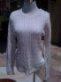 Фото #1 товара Charter Club Women's Long Sleeve Cable Knit Crew neck Sweater Vanilla PXL