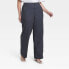 Фото #1 товара Women's Mid-Rise Relaxed Straight Leg Chino Pants - A New Day Navy 17