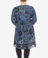 ფოტო #2 პროდუქტის Plus Size Paisley Flower Embroidered Sweater Dress