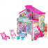 Фото #1 товара Liscianigiochi 76932 Barbie 2-storey villa to build yourself made of cardboard with the original Barbie included