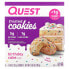 Фото #1 товара Батончик с протеином Quest Nutrition Frosted Cookies, Birthday Cake, 8 шт., 0.88 унций (25 г) каждый