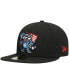 ფოტო #1 პროდუქტის Men's Black Rocket City Trash Pandas Authentic Collection Team Alternate 59FIFTY Fitted Hat