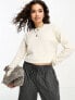 Vero Moda Petite round neck jumper in cream