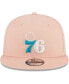 Фото #3 товара Men's Pink Philadelphia 76ers Sky Aqua Undervisor 9FIFTY Snapback Hat