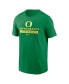 Фото #1 товара Men's Green Oregon Ducks Football T-Shirt