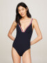 Фото #1 товара Triangle Stripe One-Piece Swimsuit