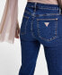 ფოტო #6 პროდუქტის Women's Whiskered Faded-Front Bootcut Denim Jeans