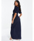 Фото #3 товара Women's Puff Sleeve Maxi Dress