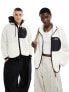 New Balance Home Again sherpa jacket in cream - exclusive to ASOS