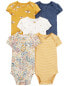 Фото #13 товара Baby 5-Pack Short-Sleeve Original Bodysuits 9M