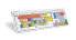 Фото #2 товара Logickeyboard LKB-LOGXP2-CWMU-UK - Full-size (100%) - Wired - USB - Mechanical - QWERTY - Multicolour
