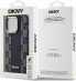 Фото #11 товара DKNY DKNY Leather Checkered Mono Pattern MagSafe - Etui iPhone 13 Pro (czarny)