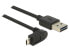 Delock 83849 - 0.5 m - USB A - Micro-USB B - USB 2.0 - Male/Male - Black