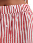 Luna boxer short in red stripe