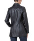 ფოტო #3 პროდუქტის Plus Size Dana Leather Car Coat