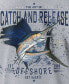 Men's Threadcycled Catch And Release Offshore Logo Graphic T-Shirt