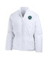 Women's White Philadelphia Eagles Packaway Full-Zip Puffer Jacket