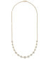 Diamond Flower Cluster Collar Necklace (2 ct. t.w.) in 14k Gold, 16" + 2" extender, Created for Macy's