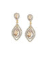 ფოტო #1 პროდუქტის Women's Gold Dazzling Drop Earrings