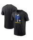 Фото #1 товара Men's Black Los Angeles Rams Super Bowl LVI Champions Lombardi Trophy T-shirt