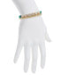 ფოტო #6 პროდუქტის Multi Blue Quartz Boy Mom Stone and Beaded Stretch Bracelet Set