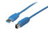 Фото #2 товара ShiverPeaks BS77032 - 1.8 m - USB A - USB B - USB 3.2 Gen 1 (3.1 Gen 1) - 5000 Mbit/s - Blue
