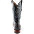 Фото #3 товара Ferrini Full Quill Ostrich Square Toe Cowboy Mens Black Casual Boots 10193-04