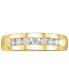 ფოტო #2 პროდუქტის EFFY® Men's Diamond Channel-Set Band (1/2 ct. t.w.)