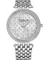 Women's Silver Tone Stainless Steel Bracelet Watch 39mm