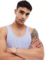 ASOS DESIGN muscle fit vest in light blue