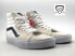 Фото #2 товара VANS Sk8-Hi Classic Sport Shoes Men's Size 7.5 White Blue Suede Canvas Sneakers